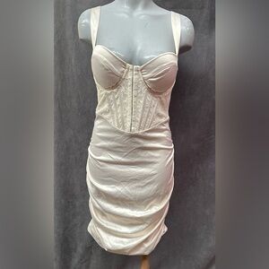 Satin corset slip dress stretchy fairy women’s medium